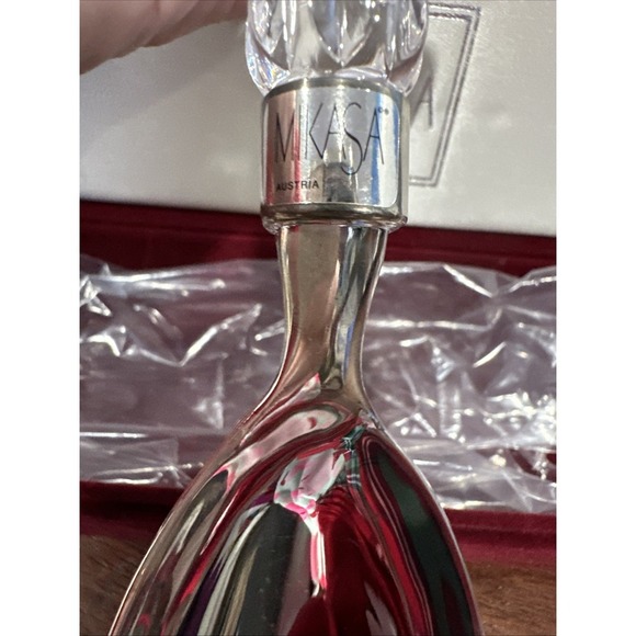 Vintage Mikasa Rousseau Crystal Silverplate Serving Fork With Box - Picture 4 of 6